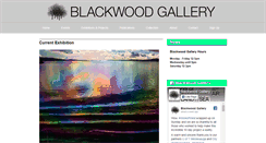 Desktop Screenshot of blackwoodgallery.ca