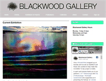 Tablet Screenshot of blackwoodgallery.ca